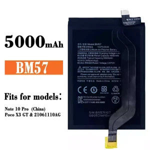 Battery BM57 for Xiaomi Note 10 Pro / Poco X3 GT