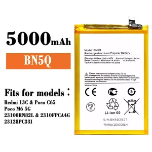 Battery BN5Q for Xiaomi Redmi 13C