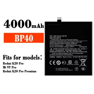 Battery BP40 for Xiaomi Redmi K20 Pro / Mi 9T Pro