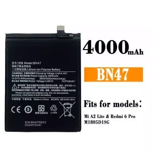 Battery BN47 for Xiaomi Mi A2 Lite / Redmi 6 Pro