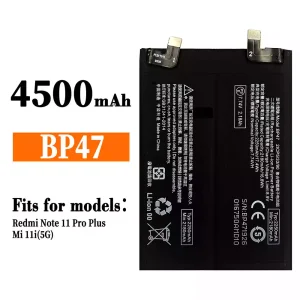 Battery BP47 for Xiaomi Redmi Note 11 Pro Plus / Mi 11i