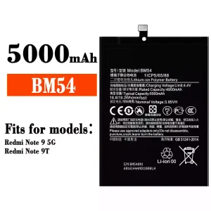 Battery BM54 for Xiaomi Redmi Note 9 5G / Redmi Note 9T