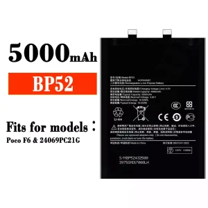 Battery BP52 for Xiaomi Poco F6