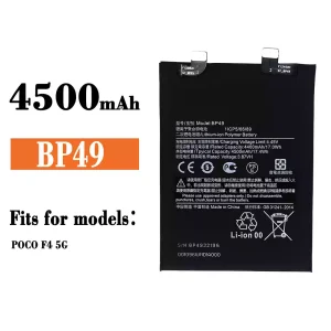 Battery BP49 for Xiaomi Poco F4 5G / Redmi K40s
