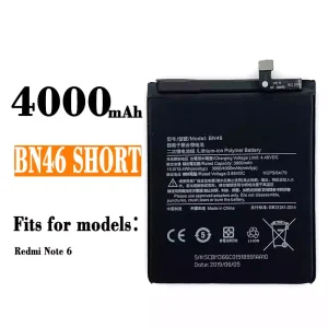 Battery BN46 for Xiaomi Redmi note 6