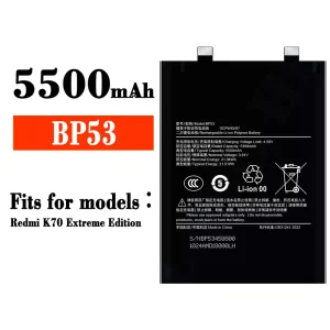 Battery BP53 for Xiaomi Redmi K70 Extreme Edition