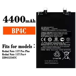 Battery BP4C for Xiaomi Redmi Note 11T Pro Plus / Redmi Note 11T Pro+