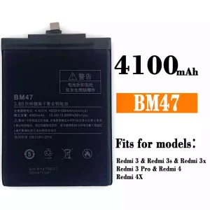 Battery BM47 for Xiaomi Redmi 3 / Redmi 3s / Redmi 3x / Redmi 3 Pro / Redmi 4 / Redmi 4X