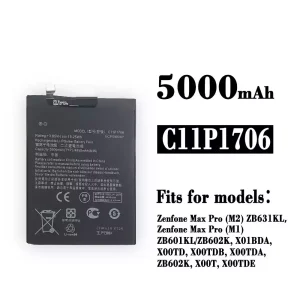 Battery C11P1706 for Asus Zenfone Max Pro (M2)/ Zenfone Max Pro (M1)