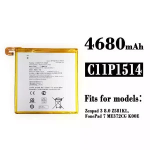 Battery C11P1514 for Asus Zenpad 3 8.0 / FonePad 7
