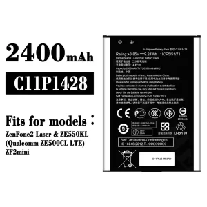 Battery C11P1428 for Asus ZenFone 2 ZE500KL