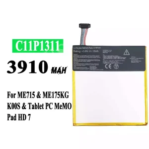 Battery C11P1311 for Asus Tablet PC MeMO / Pad HD7