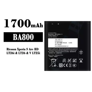 Battery BA800 for Sony Ricsson Xperia S Arc HD / LT26i / V LT25i / LT26