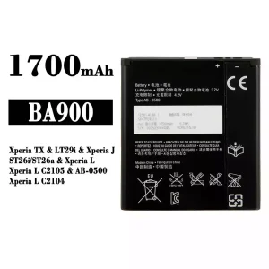 Battery BA900 for Sony Xperia TX / Xperia J / Xperia L