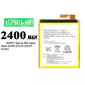Battery AGPB014-A001 for Sony Xperia M4 Aqua Dual E2312 / E2303 / E2333 / E2363 / E2353