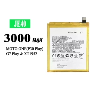 Battery JE40 for Motorola Moto G7 / Moto G7 Play / Moto One / P30 Play