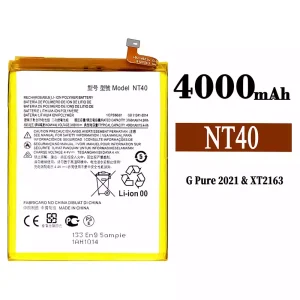 Battery NT40 for Motorola G Pure 2021 / E20 / K14
