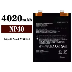Battery NP40 for Motorola Edge 30 Neo