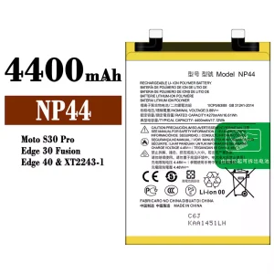 Battery NP44 for Motorola MOTO S30 Pro / Edge 30 Fusion / Edge 40