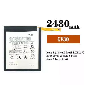 Battery GV30 for Motorola Moto Z / Moto Z Droid / Moto Z Force / Moto Z Force Droid