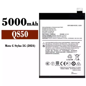 Battery QS50 for Motorola Moto G Stylus 5G(2024)