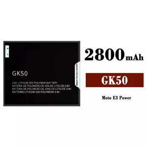 Battery GK50 for Motorola E 3 Power