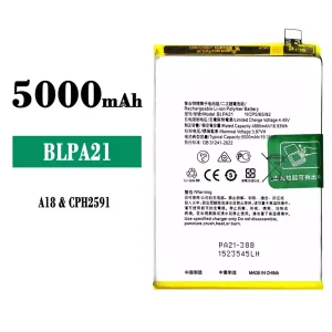 Battery BLPA21 for OPPO A18