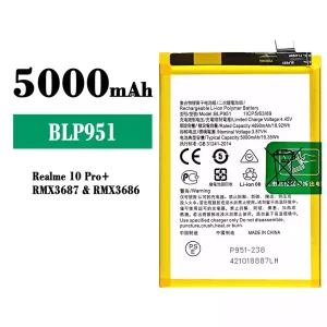 Battery BLP951 for OPPO Realme 10 Pro+