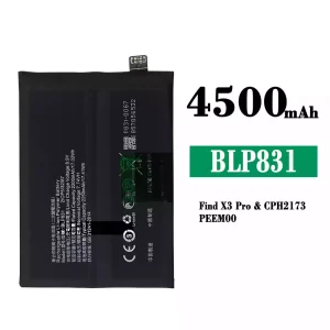 Battery BLP831 for OPPO Find X3 / Find X3 Pro