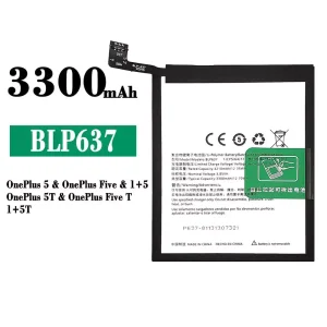 Battery BLP637 for OnePlus 5 / OnePlus 5T