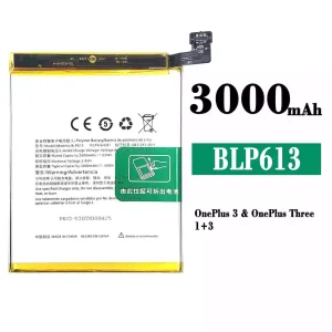 Battery BLP613 for OnePlus 3