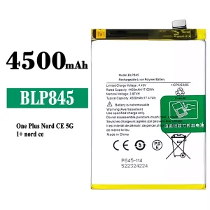 Battery BLP845 for OnePlus Nord CE