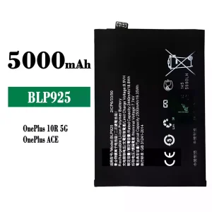 Battery BLP925 for OnePlus 10R 5G/ OnePlus ACE/ 1+NORD 3 5G