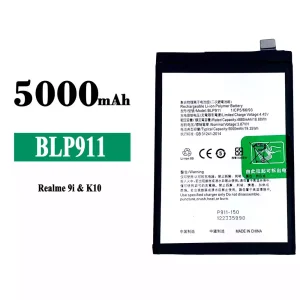 Battery BLP911 for OPPO Realme 9i /Realme K10 /Realme 9 Pro