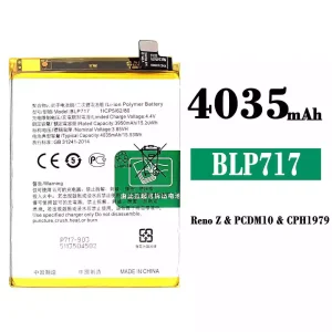 Battery BLP717 for OPPO Reno Z