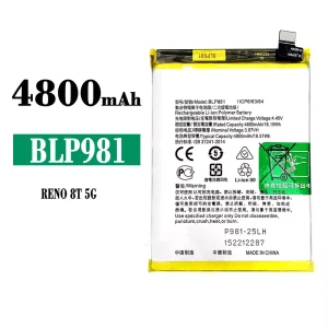 Battery BLP981 for OPPO Reno 8T