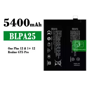 Battery BLPA25 for OPPO One plus 12/Realme GT5 Pro