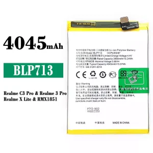 Battery BLP713 for OPPO Realme C3 Pro/ Realme 3 Pro/Realme X Lite