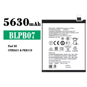 Battery BLPB07 for OPPO Find X8