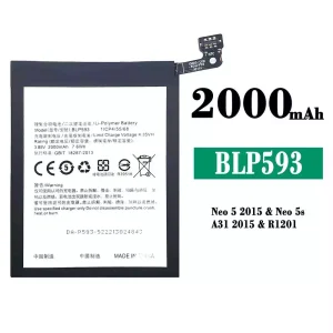 Battery BLP593 for OPPO Neo 5 2015/Neo 5s/A31 2015