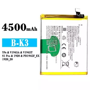 Battery B-K3 for VIVO Y9s / S1 Pro