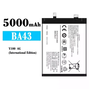 Battery BA43 for VIVO Y100 4G International Edition