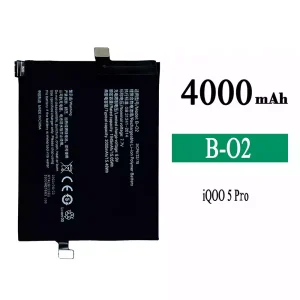 Battery B-O2 for VIVO iQOO 5 Pro