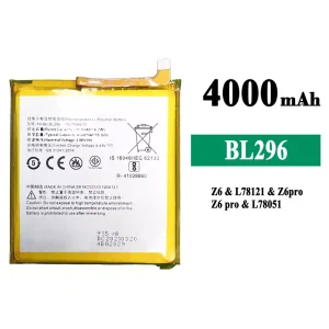 Battery BL296 for Lenovo Z6/Z6Pro