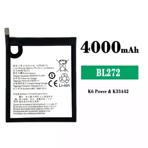 Battery BL272 for Lenovo K6 Power