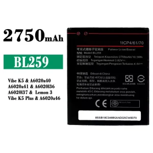Battery BL259 for Lenovo Vibe K5 / Lemon 3 / Vibe K5 Plus