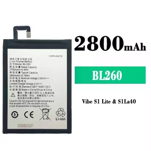 Battery BL260 for Lenovo Vibe S1 Lite