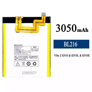 Battery BL216 for Lenovo VIBE Z K910/K910L/K910E