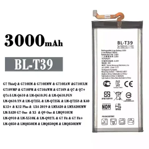 Battery BL-T39 for LG G7 ThinQ / Q7 / Q7+ / Q7a / K40 / K12+ / K12 Plus / Q9 One / G7 Fit / G7 Fit+