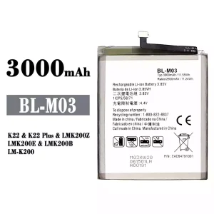 Battery BL-M03 for LG K22 / K22 Plus